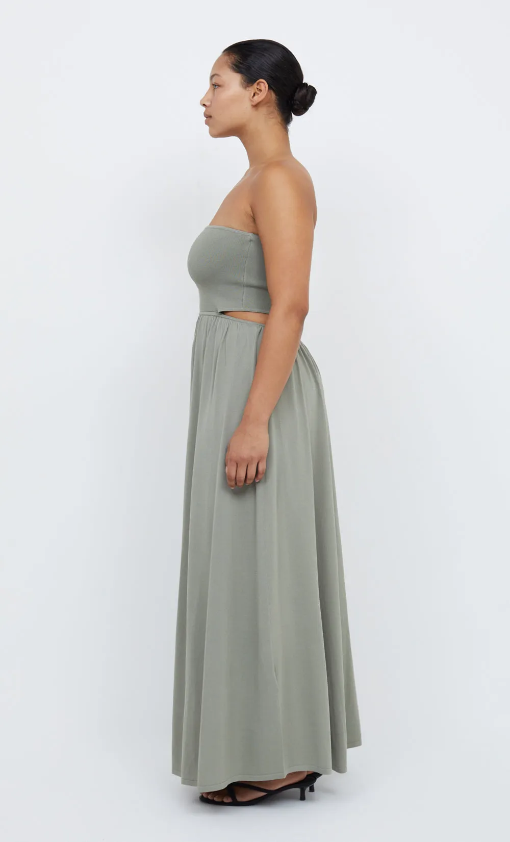 MIRANDA KNIT DRESS - SAGE