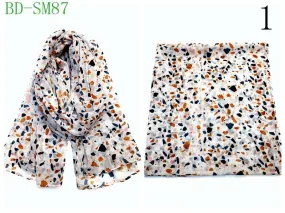 MYP020 Leopard print scarf Fruit printed scarf