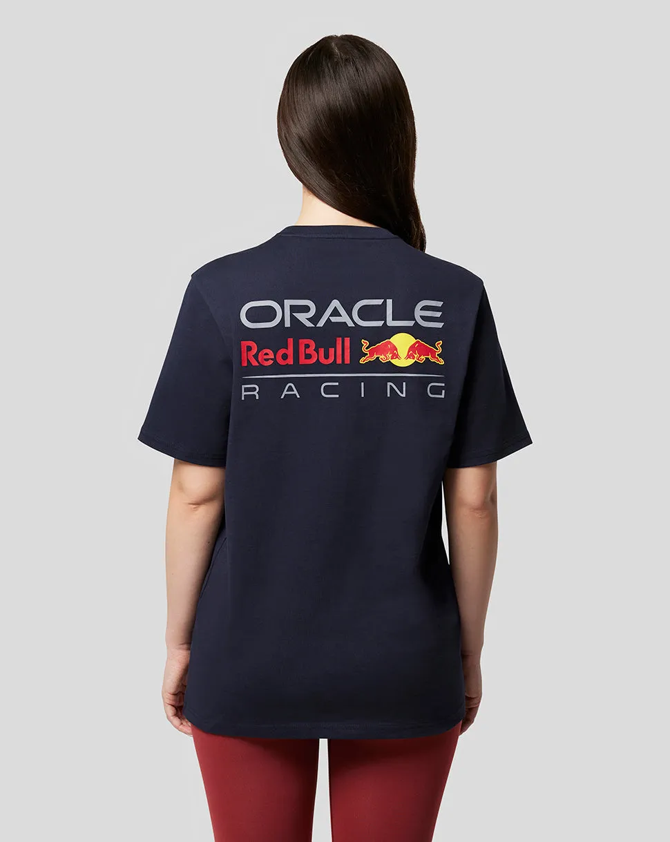 ORACLE RED BULL RACING UNISEX CORE T-SHIRT FULL COLOUR LOGO - NIGHT SKY