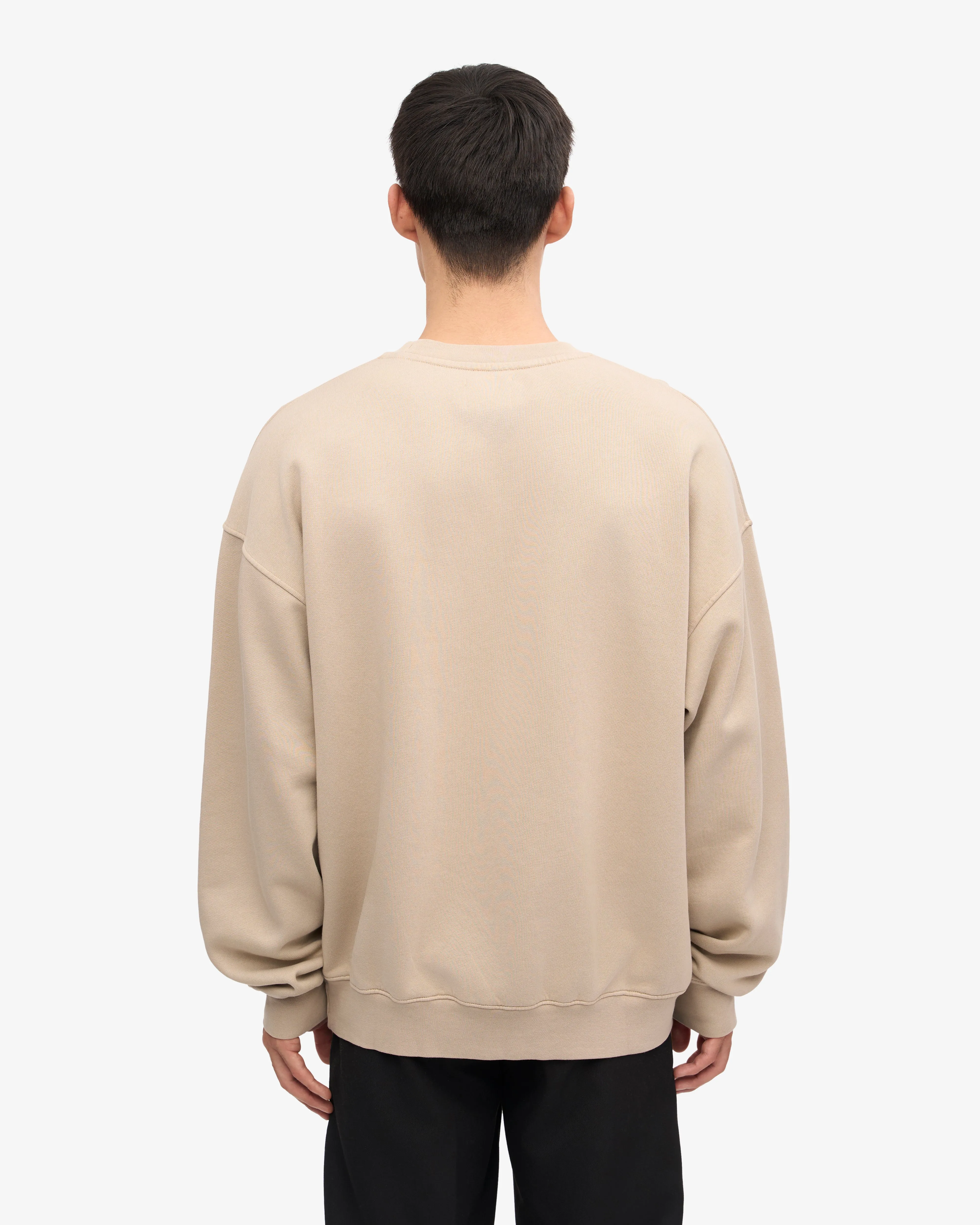 Organic Oversized Crew - Oyster Grey