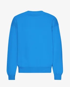 Organic Oversized Crew - Pacific Blue