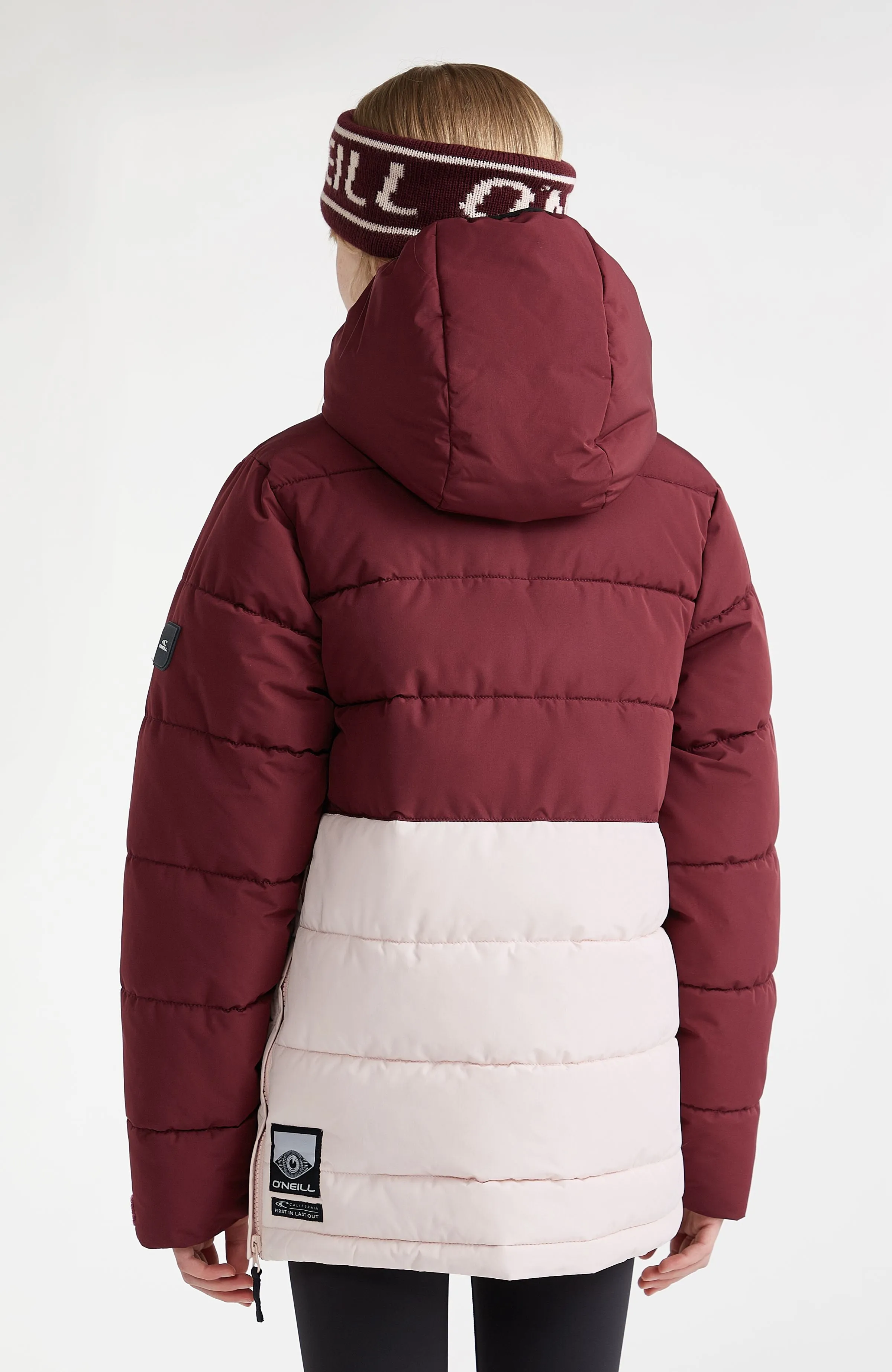 O'Riginals Puffer Anorak | Windsor Wine Colour Block