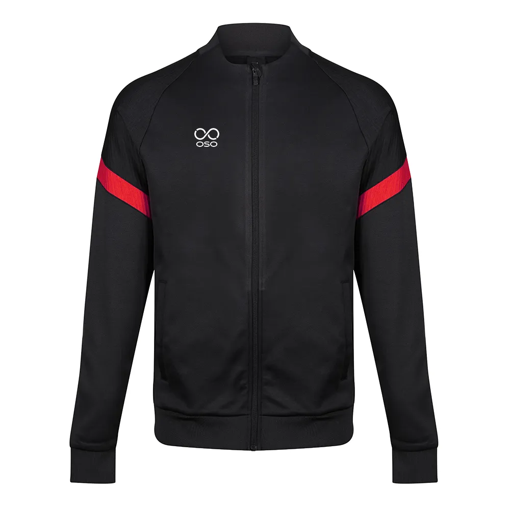 OSO Kinetic Track Jacket - Black / Red