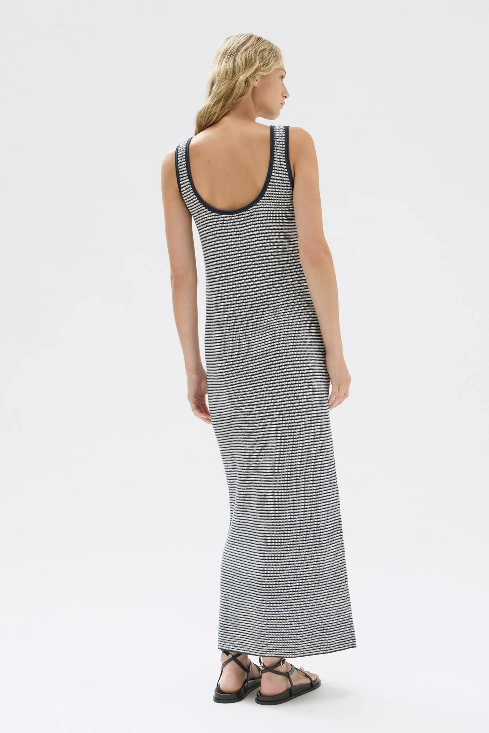 Peri Stripe Knit Maxi Dress