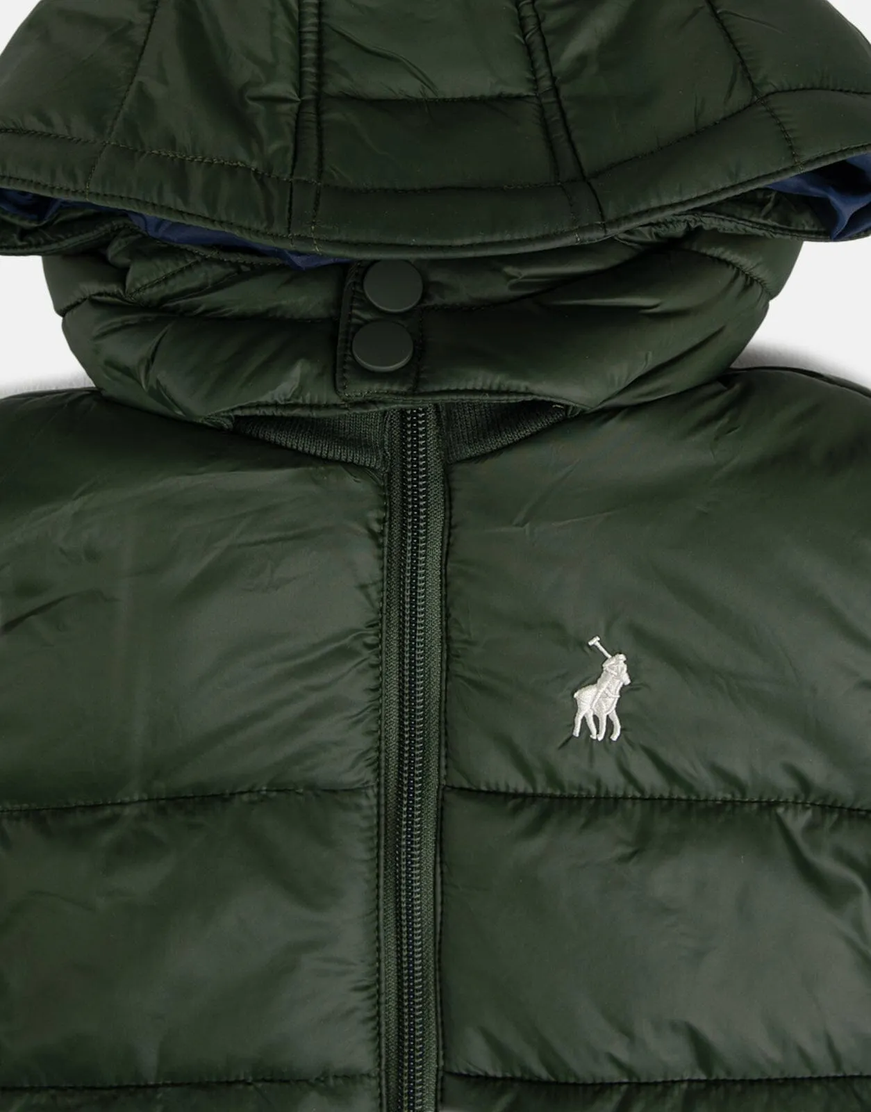 Polo Jayden Hooded Puffer Jacket Olive