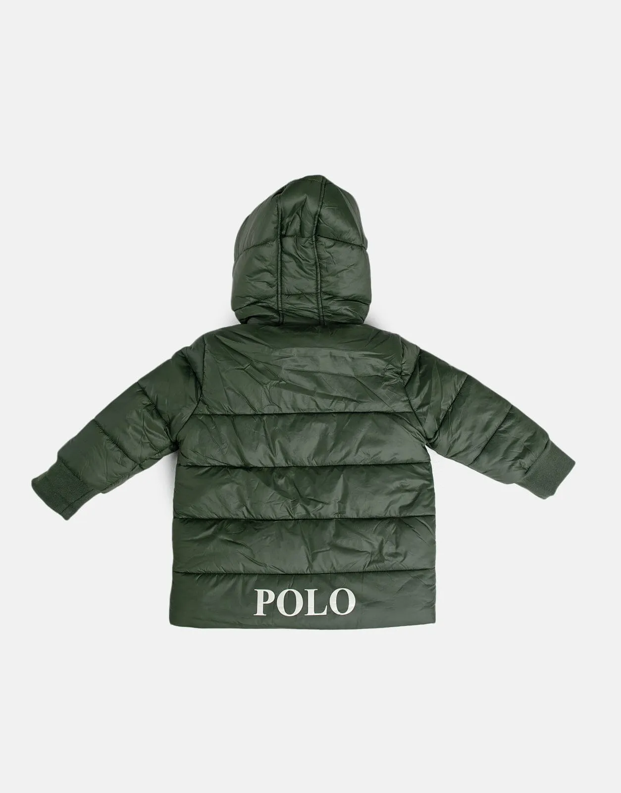 Polo Jayden Hooded Puffer Jacket Olive