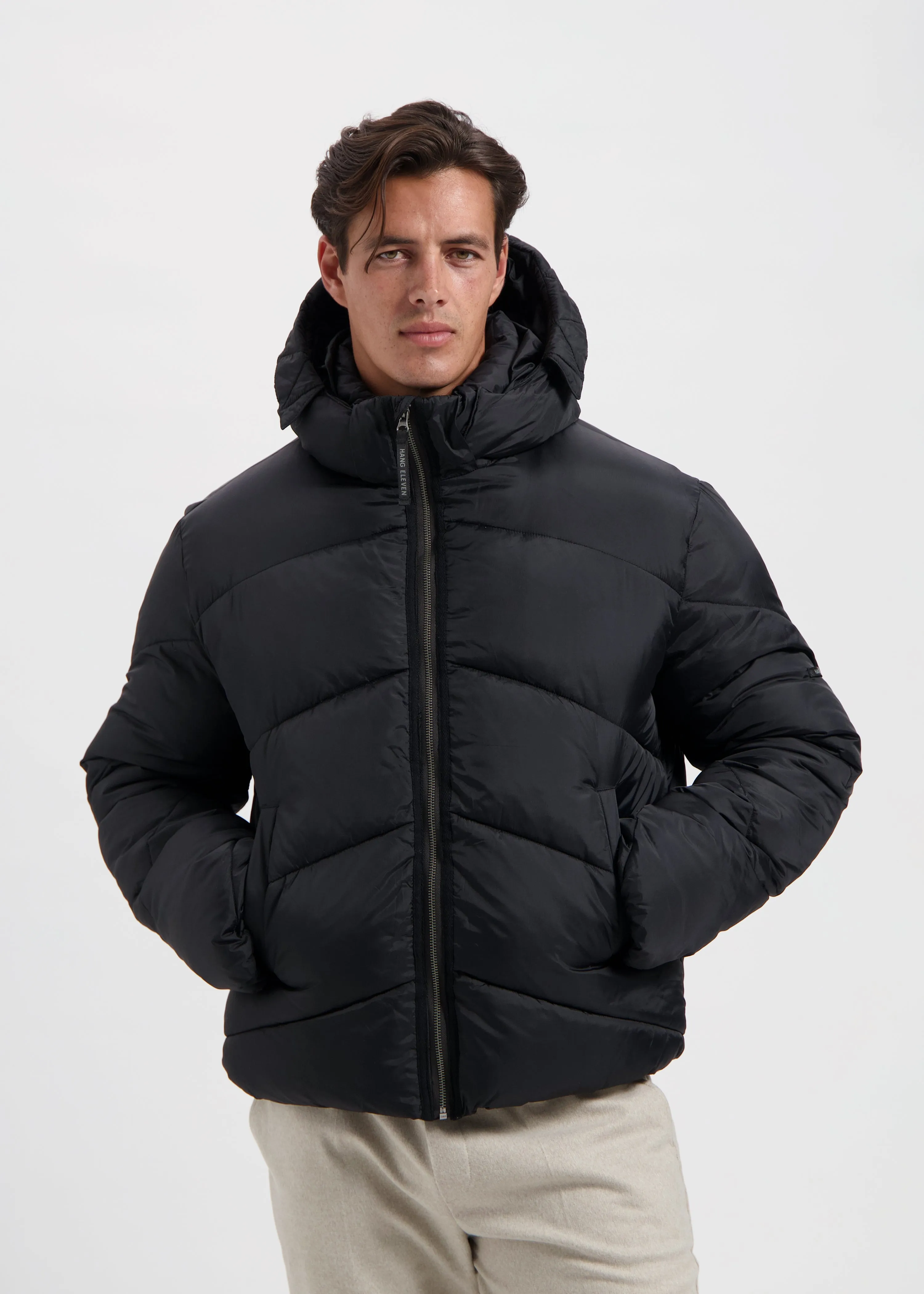 Premium Puffer Jacket - Black