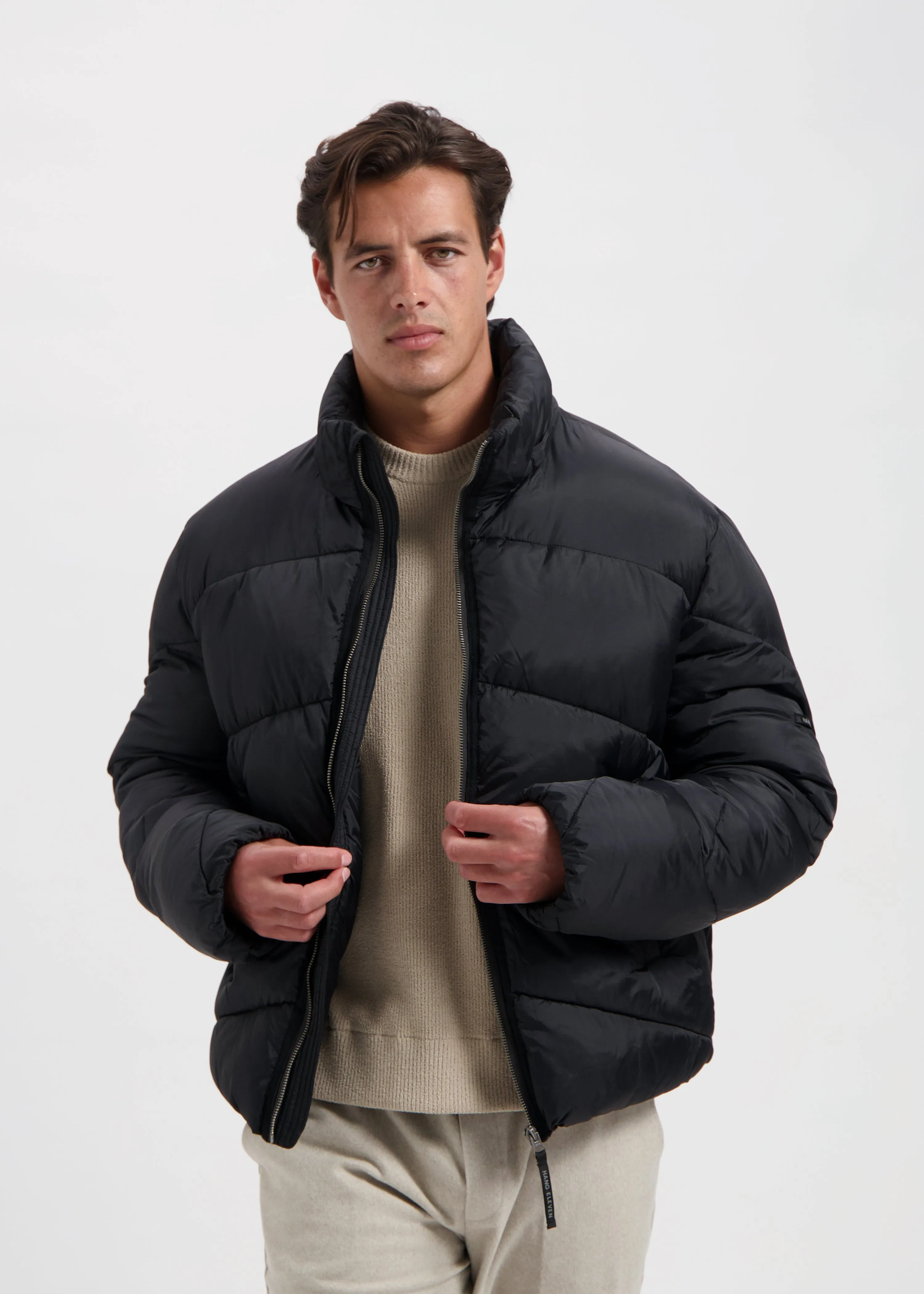 Premium Puffer Jacket - Black