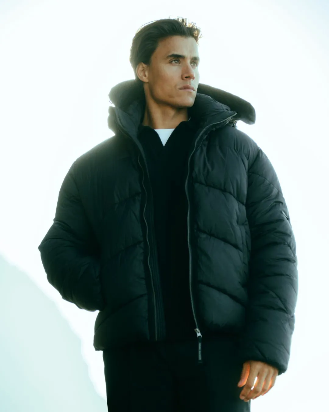 Premium Puffer Jacket - Black