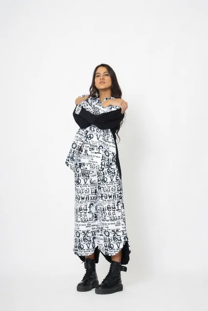 Printed Shirt And Culottes Set