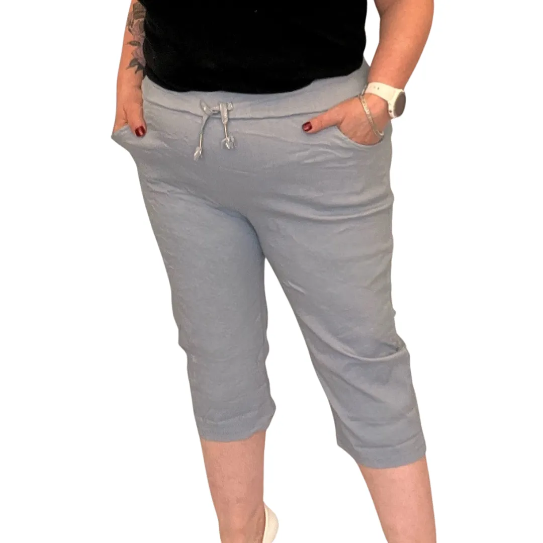 ROCKTHOSECURVES 3/4 CAPRI PANTS SUPER STRETCHY MAGIC TROUSERS