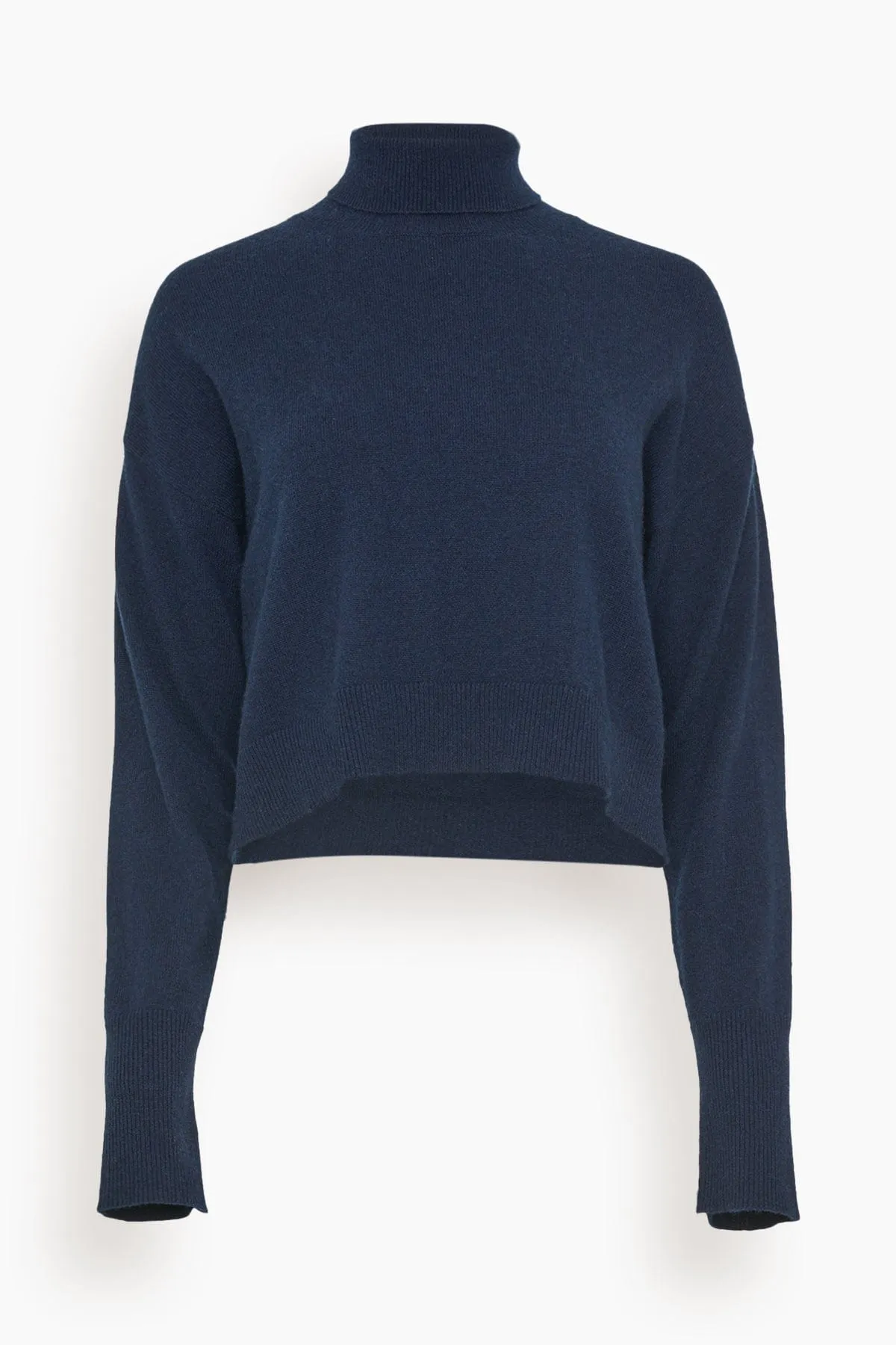 Sable Turtleneck Sweater in Midnight Navy