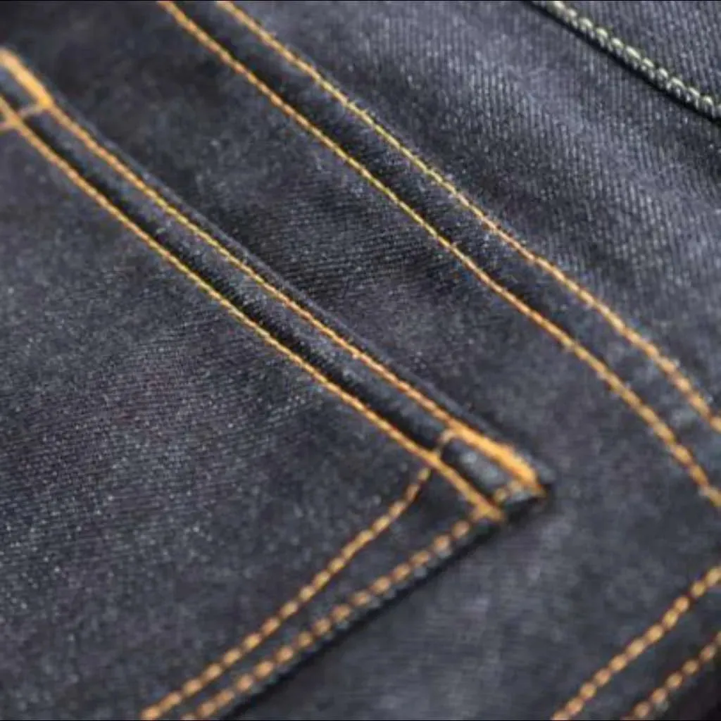 Sanforized selvedge jeans
 for men