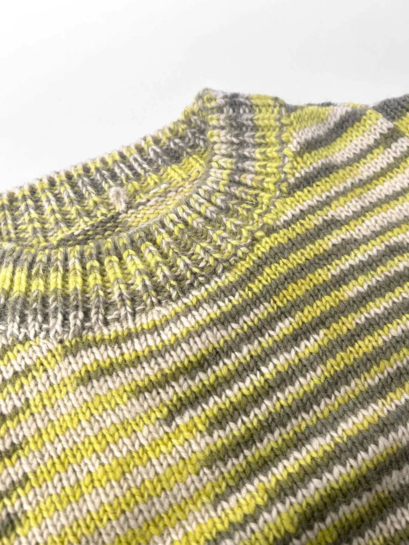 SANG Handknit Wool Jumper - Green