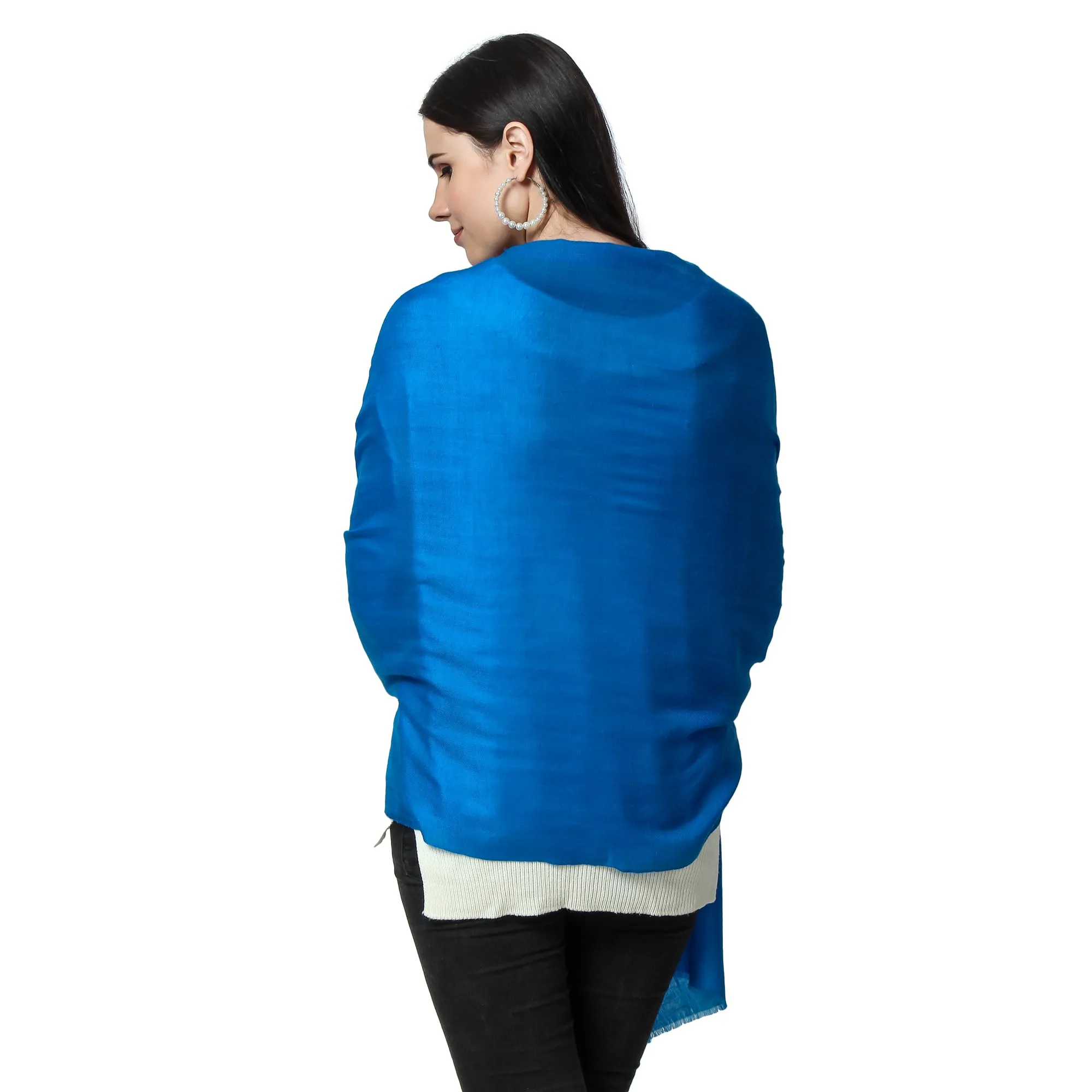 Sapphire Cashmere Scarf