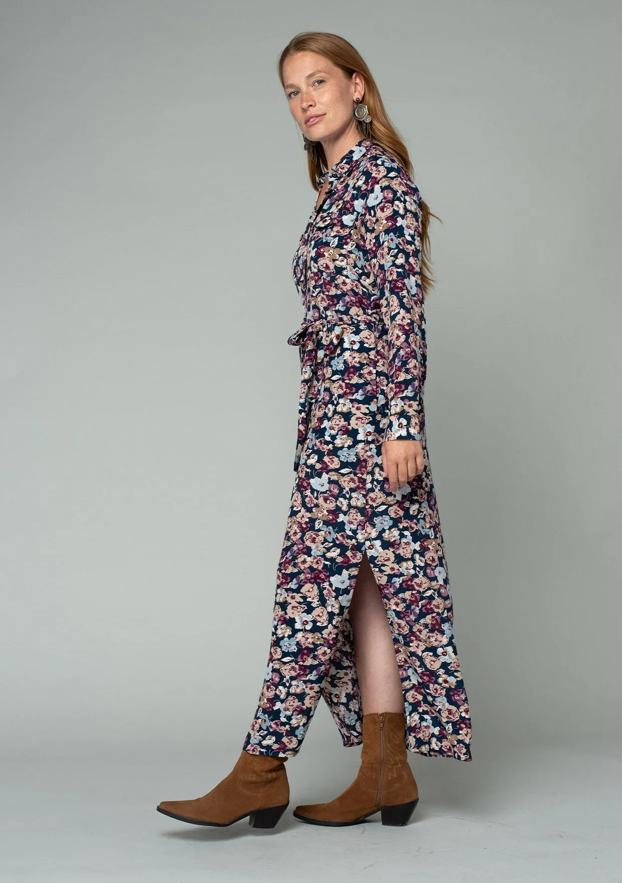 Seasons Floral Shirt Dress