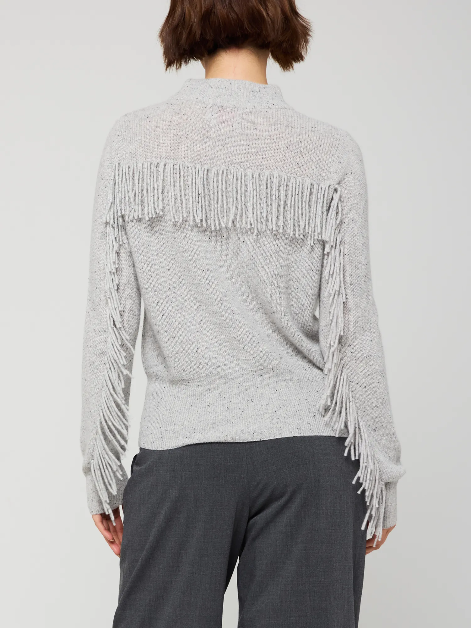 Sophia Fringe Cashmere Knit