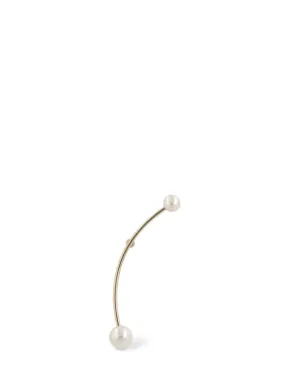 Sophie Bille Brahe   Stellari Grande pearl mono earring 