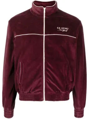 SR Sport velour track jacket