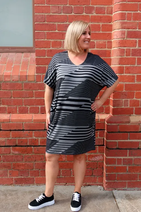 Style ARC - Kitt Knit Dress (Sizes 18 - 30)  Sewing Pattern