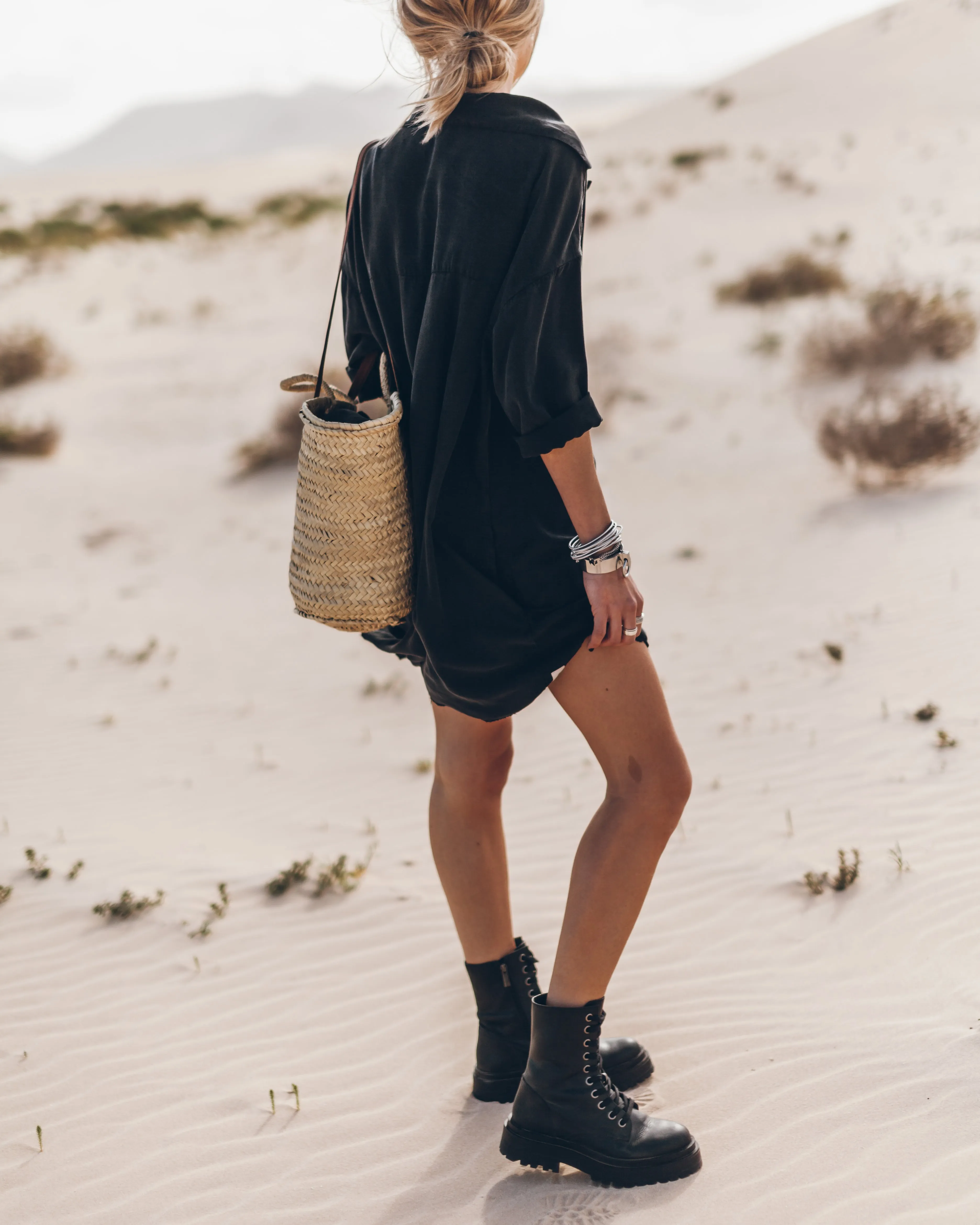 The Dark Shirt Dress