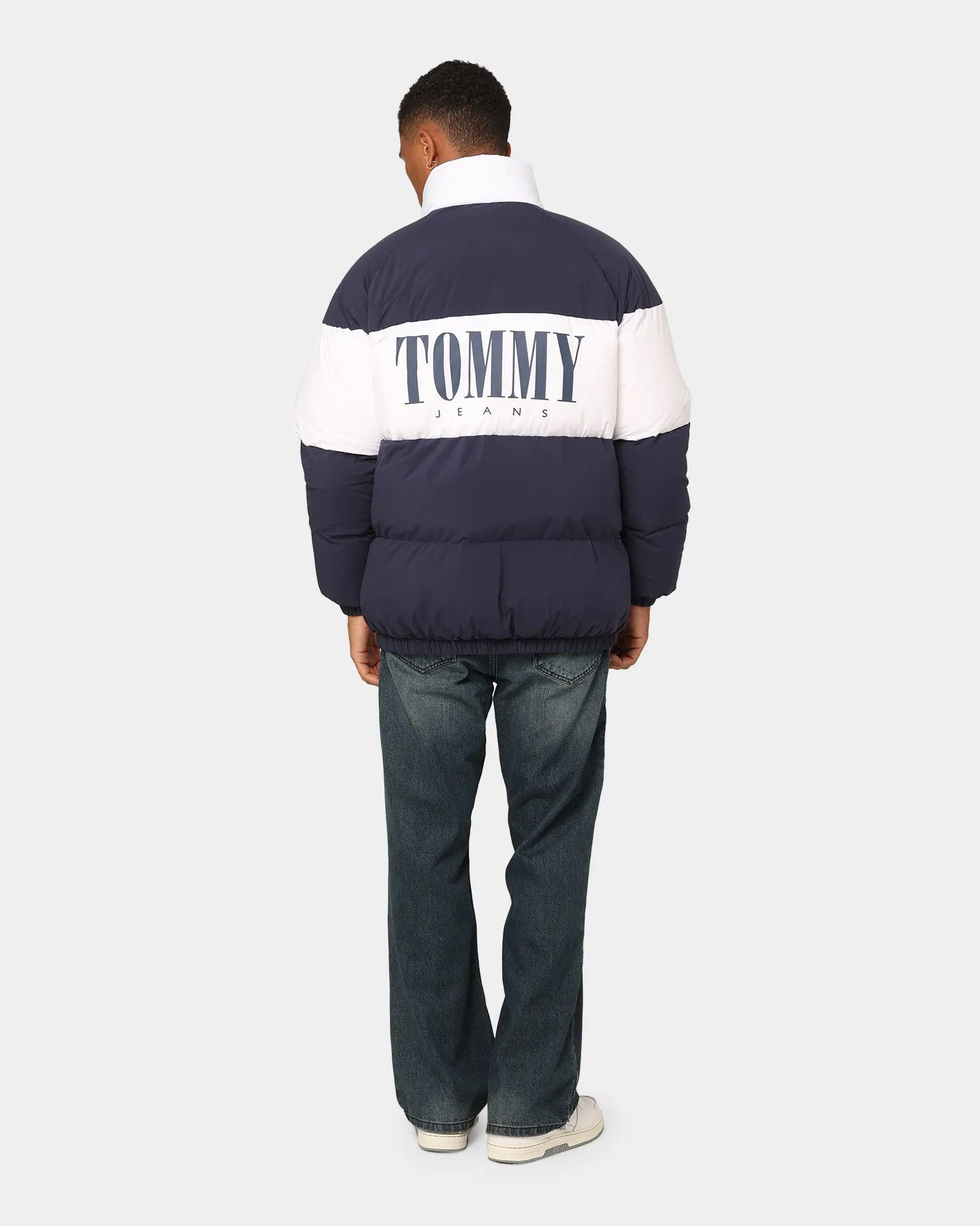 Tommy Jeans TJM Authentic Serif Puffer Jacket Twilight Navy