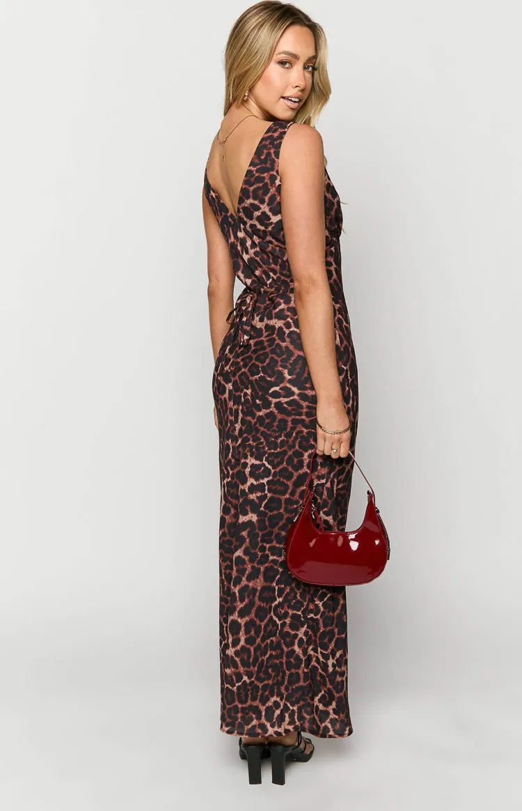 Verlaine Leopard Print Maxi Dress