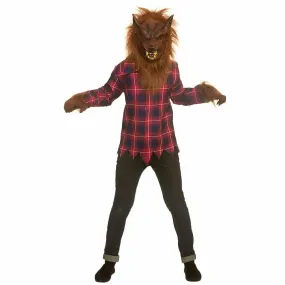 Werewolf Childs Fancy Dress Costume Halloween Mask Beast