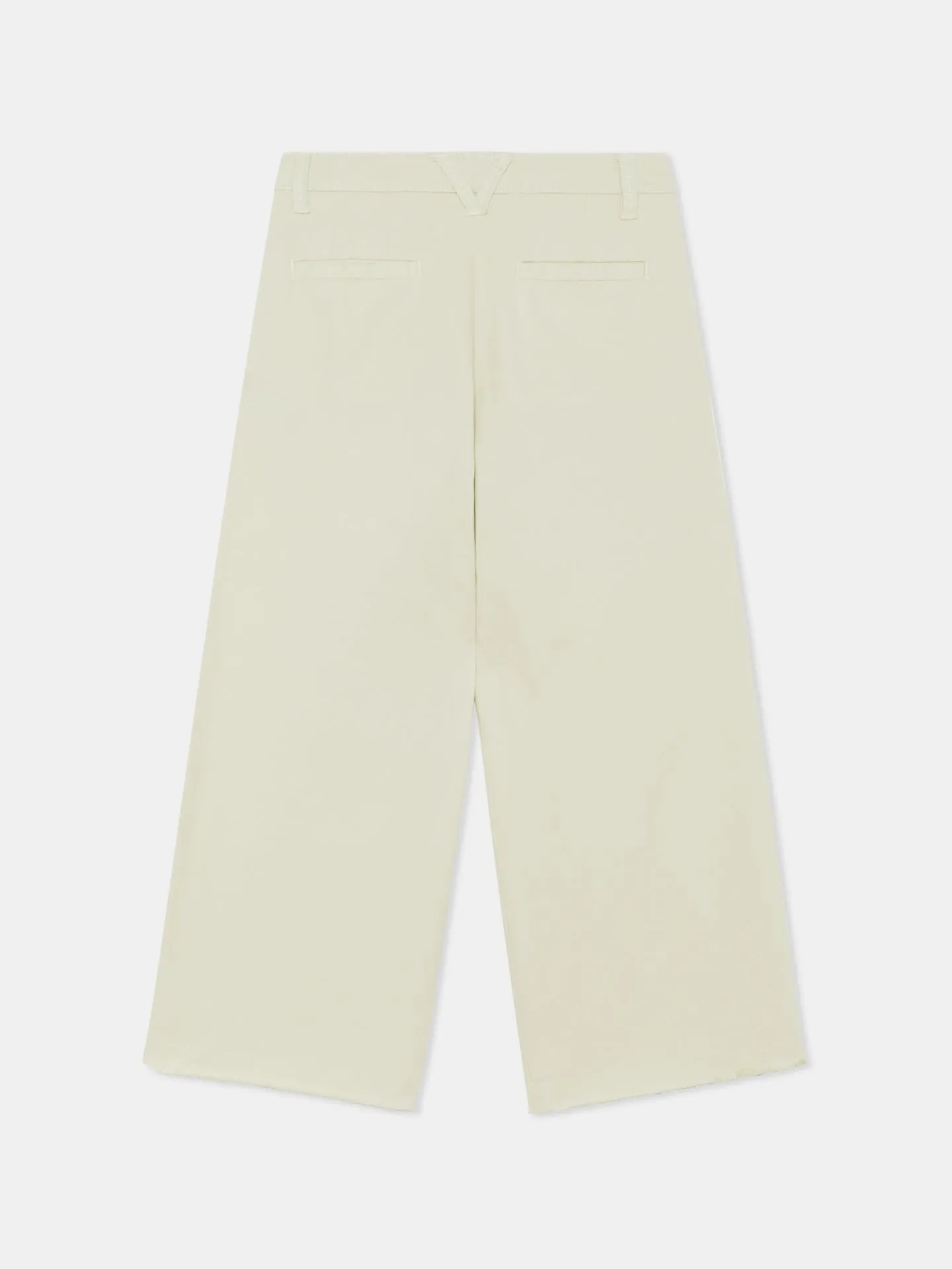 Wide Leg Garment Dye Chinos