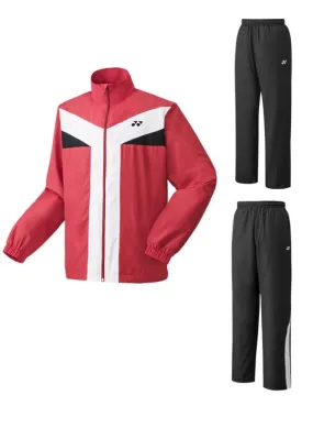 Yonex Warm-Up Tracksuit Sunset Red Jacket/Black Pants