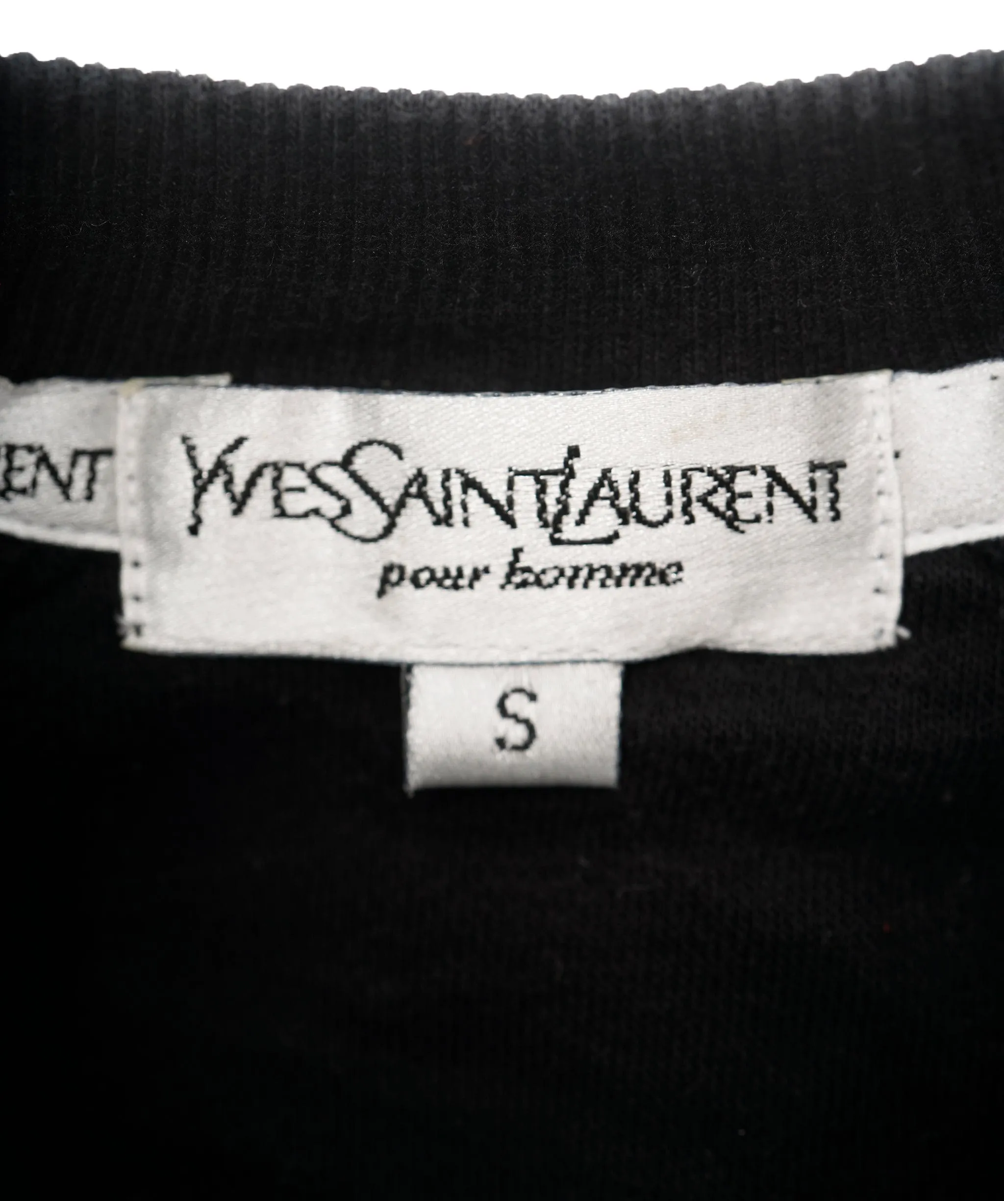 YSL Black Multi Coloured Crewneck Jumper  ALL0604